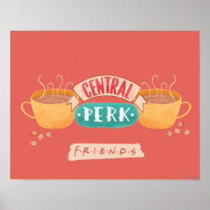 FRIENDS™   Aber First Coffee - Central Perk Poster
