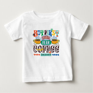 FRIENDS™   Aber First Coffee Vibrant Graphic Baby T-shirt