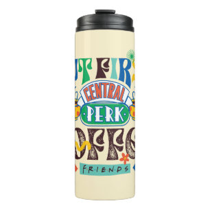 FRIENDS™   Aber First Coffee Vibrant Graphic Thermosbecher