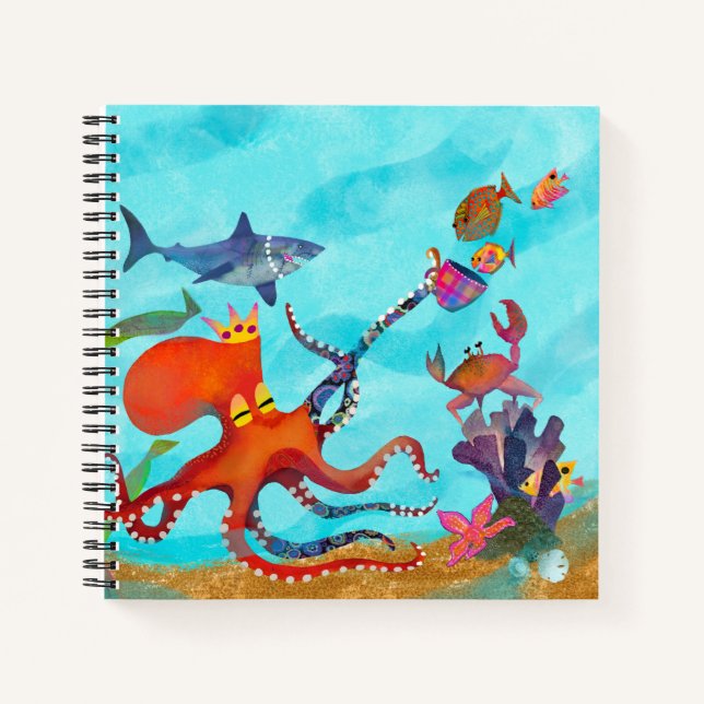 Friends and Anemones Journal Notizbuch (Vorderseite)