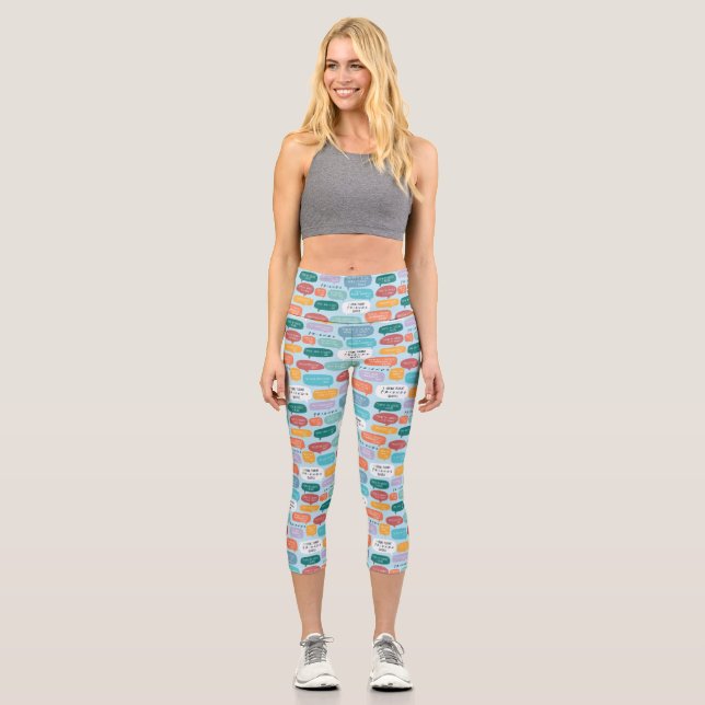 FRIENDS™ Angebotsmuster Capri Leggings (Vorderseite)