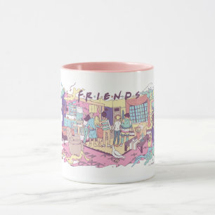 FRIENDS™ Apartment Cartoon Tasse