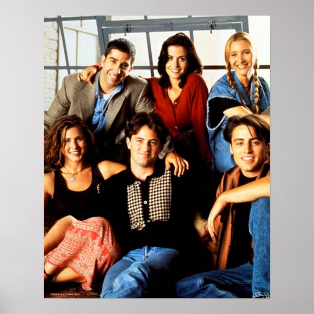 FRIENDS™ | Besetzte Sitze in Monicas Wohnung Poster (Vorne)
