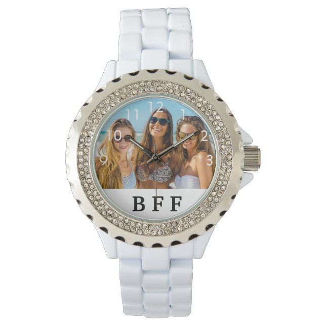 Friends BESTE FREUNDIN Foto Armbanduhr (Vorderseite)