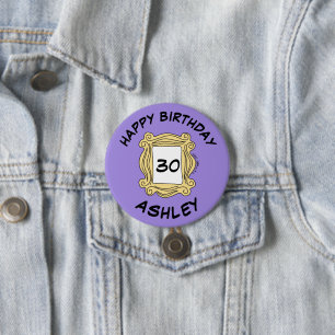 FRIENDS™   Birthday Peephole Button