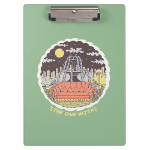 FRIENDS™   Cartoon Fountain Klemmbrett