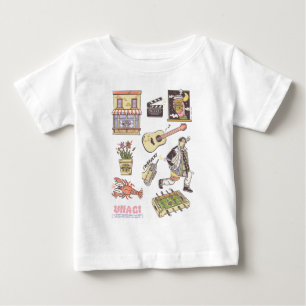 FRIENDS™   Cartoon Icons Grafik 3 Baby T-shirt