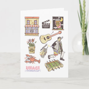 FRIENDS™   Cartoon Icons Grafische Darstellung Karte