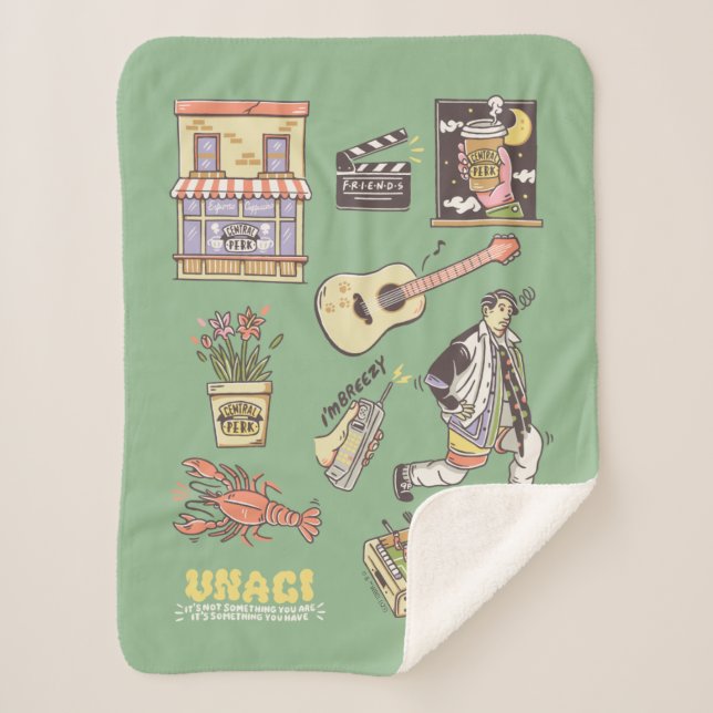 FRIENDS™ | Cartoon Icons Grafische Darstellung Sherpadecke (Vorderseite)