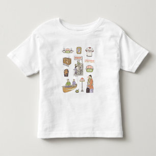 FRIENDS™   Cartoon Icons Kleinkind T-shirt