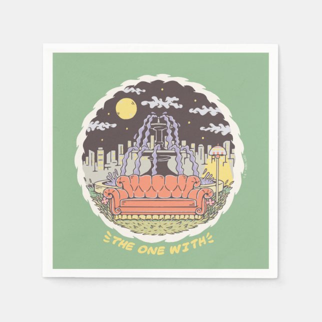 FRIENDS™ | CARTOON SERVIETTE (Vorderseite)