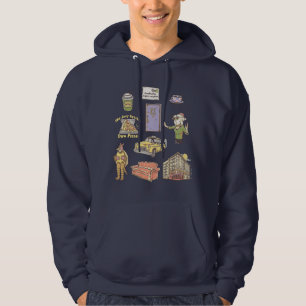 FRIENDS™   Cartoon-Symbole Grafik 2 Hoodie
