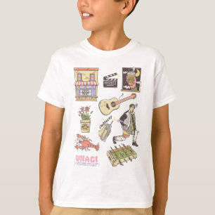FRIENDS™   Cartoon-Symbole Grafik 3 T-Shirt