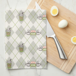 FRIENDS™ Central Perk Argyle-Muster Geschirrtuch