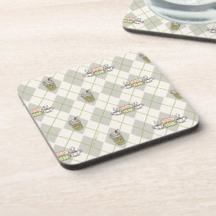 FRIENDS™ Central Perk Argyle-Muster Getränkeuntersetzer