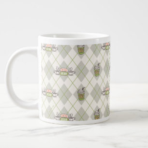 FRIENDS™ Central Perk Argyle-Muster Jumbo-Tasse