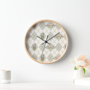 FRIENDS™ Central Perk Argyle-Muster Uhr