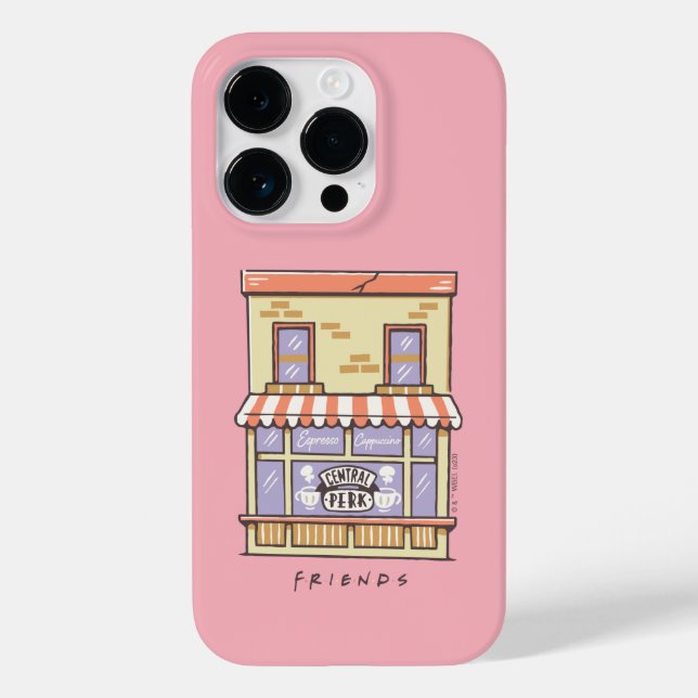 FRIENDS™ | Central Perk Cartoon Coffee Shop Case-Mate iPhone Hülle (Rückseite)