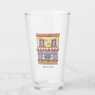 FRIENDS™   Central Perk Cartoon Coffee Shop Glas