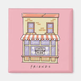 FRIENDS™   Central Perk Cartoon Coffee Shop Magnet