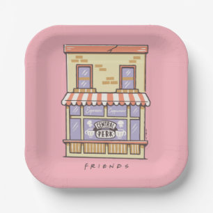 FRIENDS™   Central Perk Cartoon Coffee Shop Pappteller