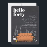FRIENDS™ | Central Perk Chalkboard 40. Geburtstag Einladung<br><div class="desc">Feiern Sie Ihren Meilenstein mit dieser charmanten FRIENDS™ 'Central Perk Chalkboard 40. Geburtstagseinladung'. Diese Einladung wurde entworfen, um die nostalgische Essenz der geliebten TV-Show zu erfassen, und fügt Ihrer Feier eine skurrile Touch hinzu. Diese Einladung enthält ein spielerisches Chalkboard-Design, das vom berühmten Central Perk Café von FRIENDS™ inspiriert wurde. Dazu...</div>