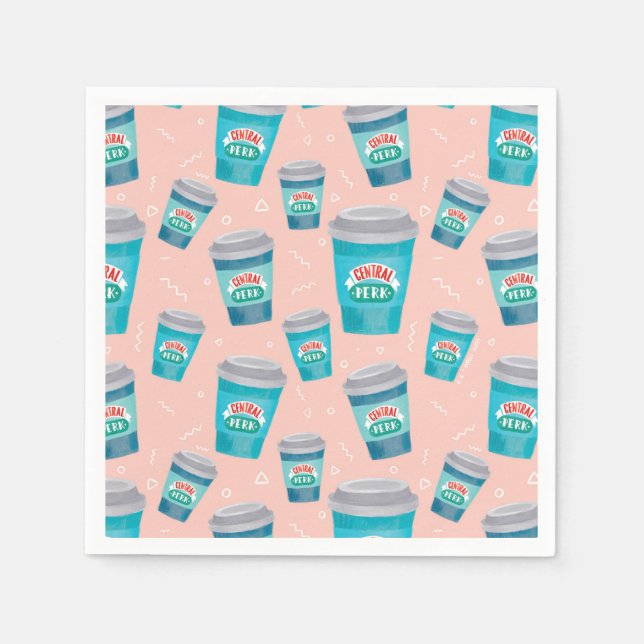 FRIENDS™ | Central Perk Coffee Cup Muster Serviette (Vorderseite)