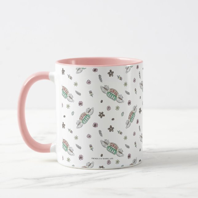 FRIENDS™ | Central Perk Coffee Watercolor Muster Tasse (Links)