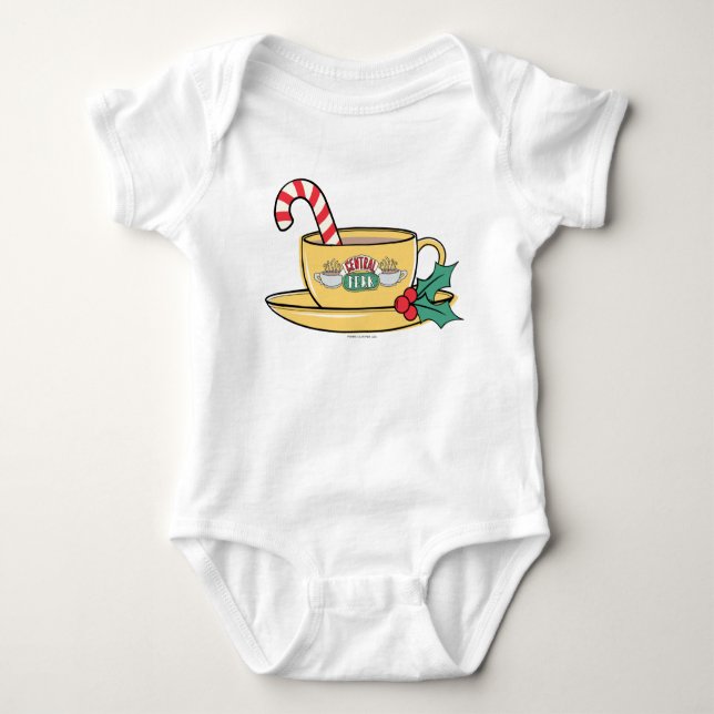 FRIENDS™ | Central Perk Holiday Tasse Baby Strampler (Vorderseite)
