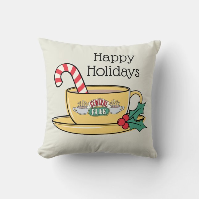 FRIENDS™ | Central Perk Holiday Tasse Kissen (Vorderseite)