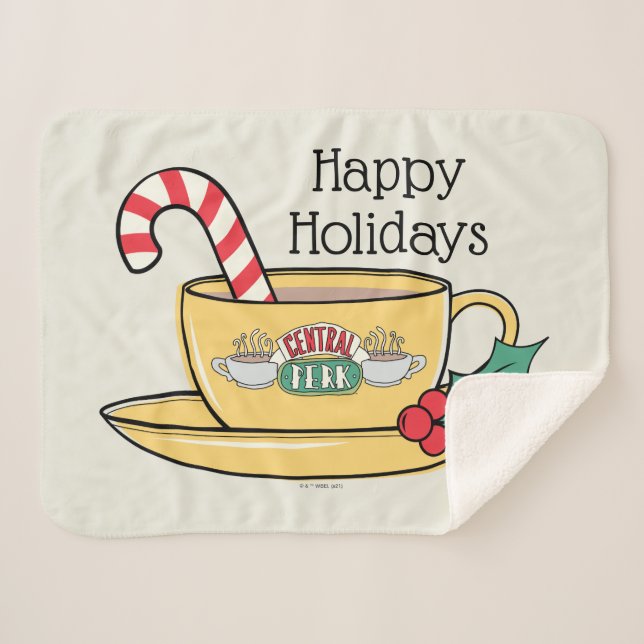FRIENDS™ | Central Perk Holiday Tasse Sherpadecke (Vorderseite (Horizontal))