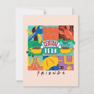 FRIENDS™ Central Perk Lebendige Grafik Mitteilungskarte