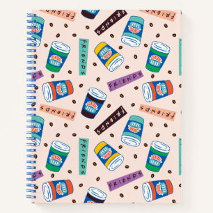 FRIENDS™ Central Perk Lebendiges Kaffeedesign Notizbuch