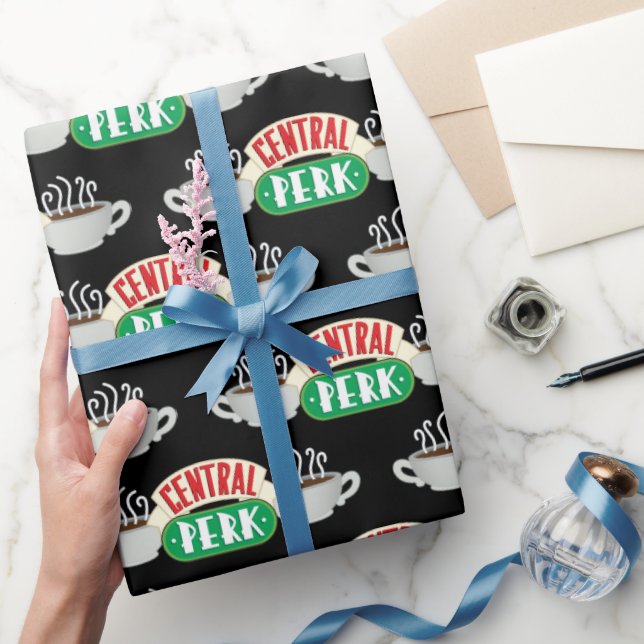 FRIENDS™ | Central Perk Logo Geschenkpapier (Schenken)