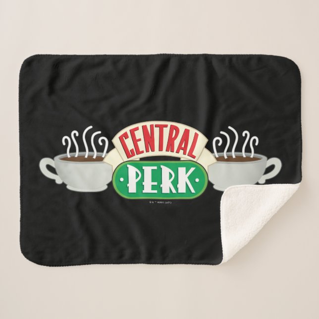 FRIENDS™ | Central Perk Logo Sherpadecke (Vorderseite (Horizontal))