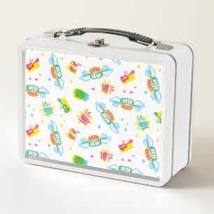FRIENDS™ Central Perk Neon-Muster Metall Brotdose