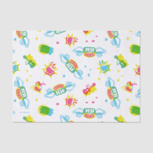 FRIENDS™ Central Perk Neon-Muster Seidenpapier