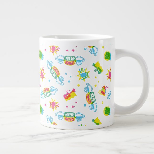 FRIENDS™ | Central Perk Neon Pattern Jumbo-Tasse (Rechts)