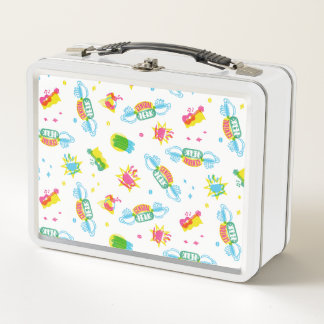 FRIENDS™ | Central Perk Neon Pattern Metall Brotdose