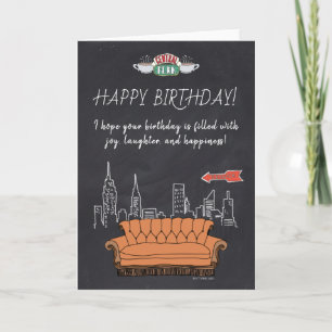 FRIENDS™   Central Perk Tafel Geburtstag Karte