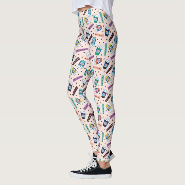 FRIENDS™ | Central Perk Vibrank Coffee Pattern Leggings (Links)