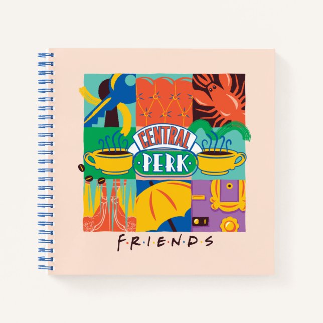 FRIENDS™ | Central Perk Vibrant Graphic Notizbuch (Vorderseite)