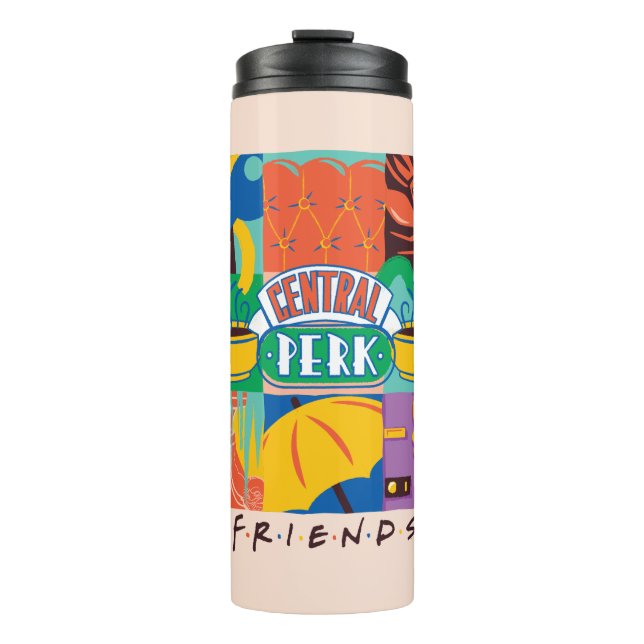 FRIENDS™ | Central Perk Vibrant Graphic Thermosbecher (Vorderseite)