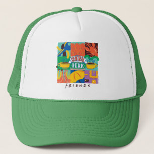 FRIENDS™ Central Perk Vibrant Graphic Truckerkappe