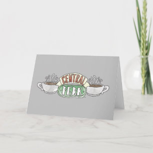 FRIENDS™   Central Perk Watercolor-Logo Karte