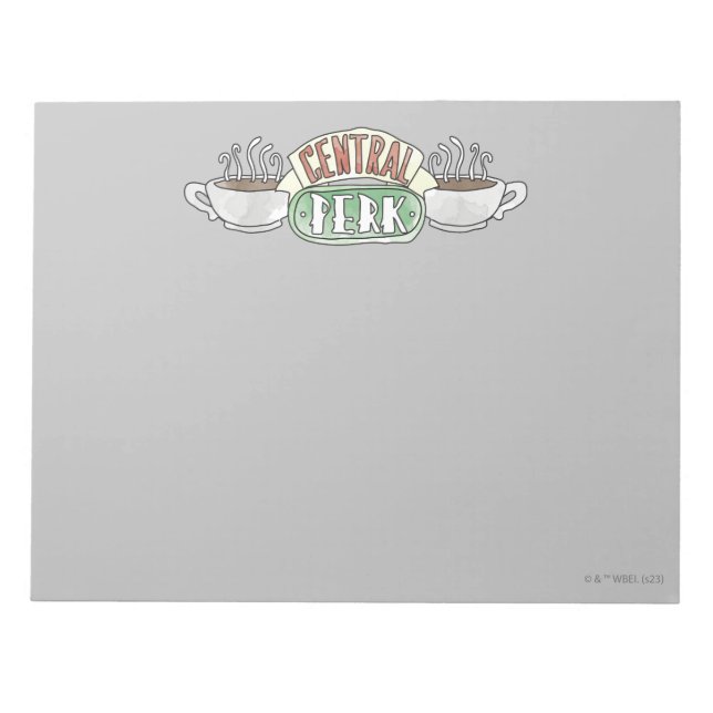 FRIENDS™ | Central Perk Watercolor-Logo Notizblock (Vorderseite)