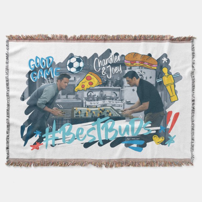 FRIENDS™ | Chandler & Joey - Best Buds Decke (Vorderseite)