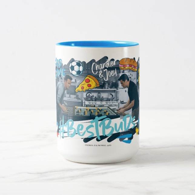 FRIENDS™ | Chandler & Joey - Best Buds Zweifarbige Tasse (Mittel)