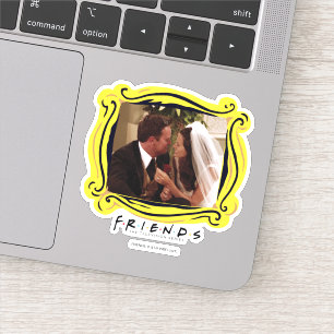 FRIENDS™   Chandler & Monica Heirateten Aufkleber