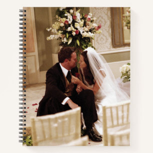 FRIENDS™   Chandler & Monica Heirateten Notizbuch
